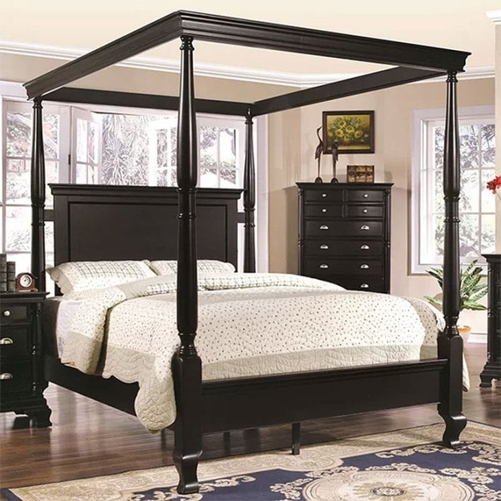Four Poster King Bed Sets | Foter with regard to King Size Poster Bed Sets