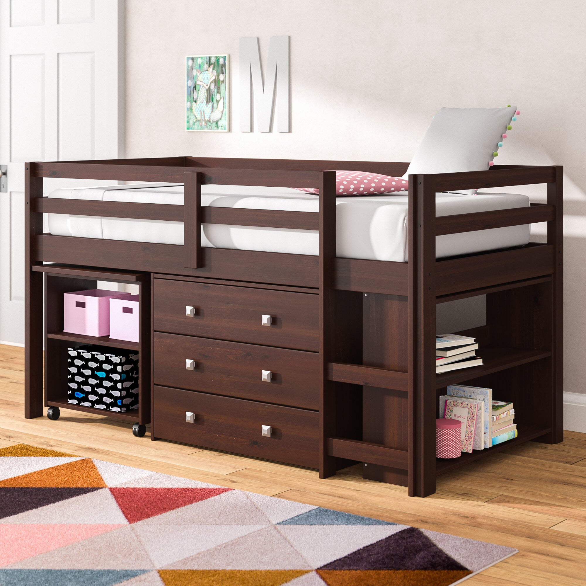 Full Low Loft Bed - Ideas On Foter regarding Space-Saving Bedroom Ideas That Actually Work with Low Loft Beds