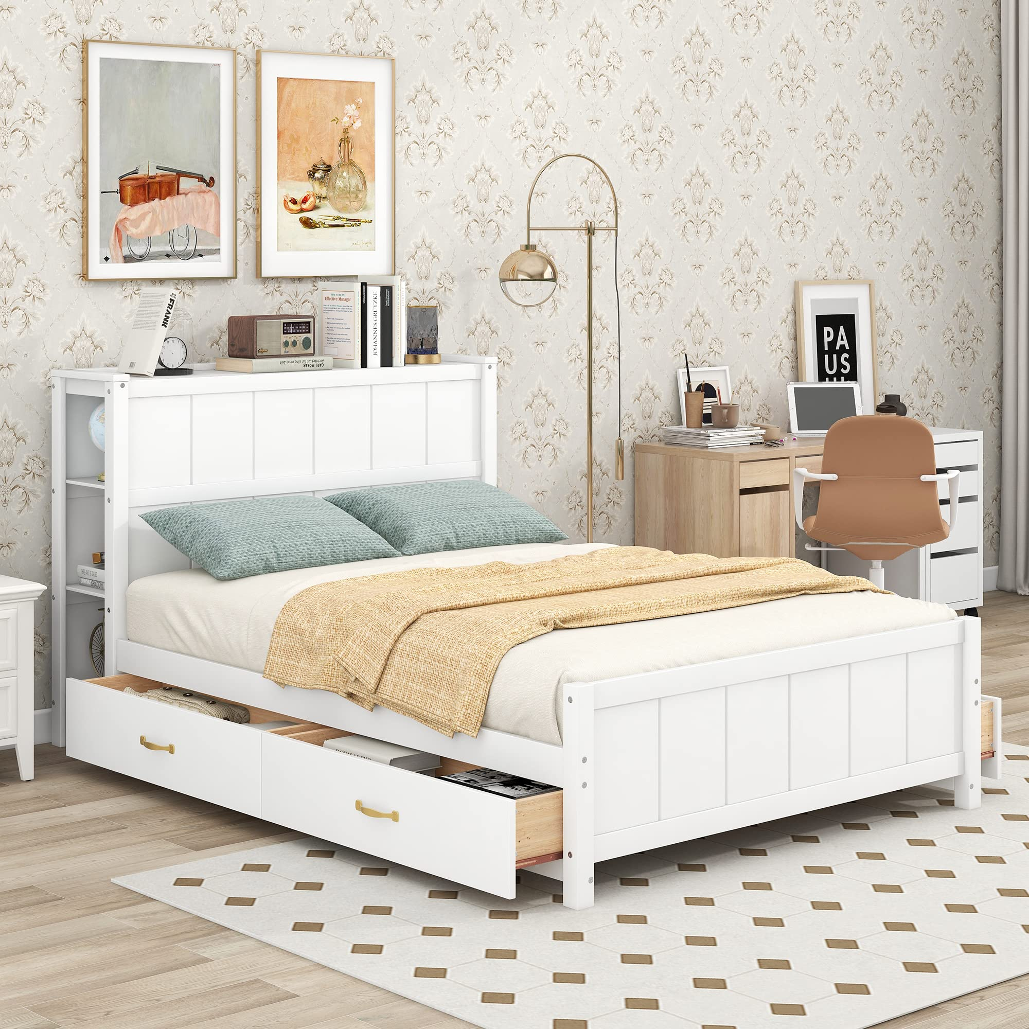 Full Platform Bed With Drawers with Everything You Need to Know About Full Storage Beds for Compact Homes