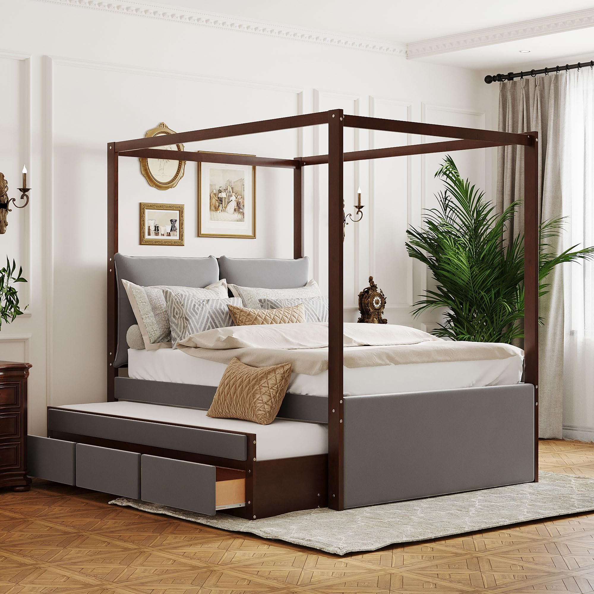 The practical benefits of choosing full size four poster beds