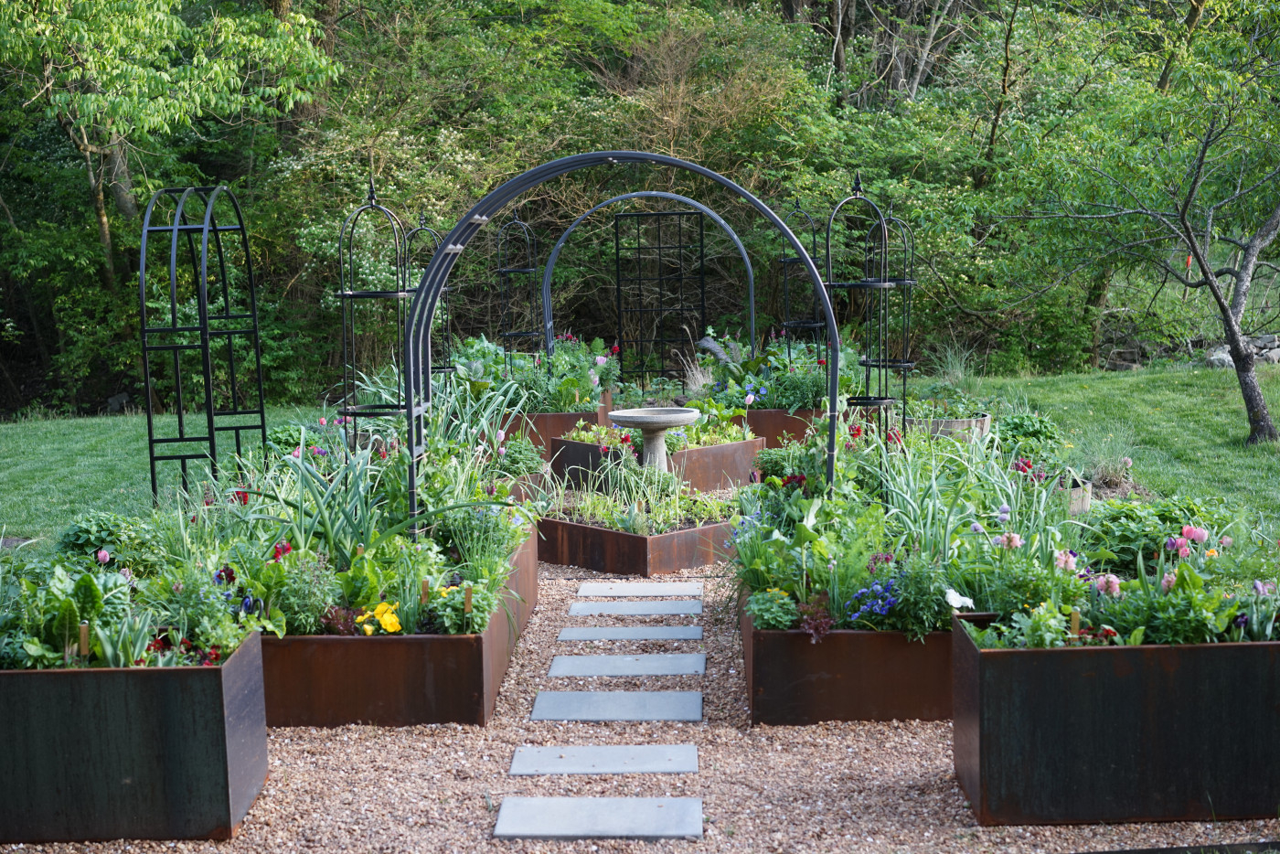 Gardenary's Corten Steel Raised Garden Beds • Gardenary for Corten steel raised garden beds a durable solution for any backyard