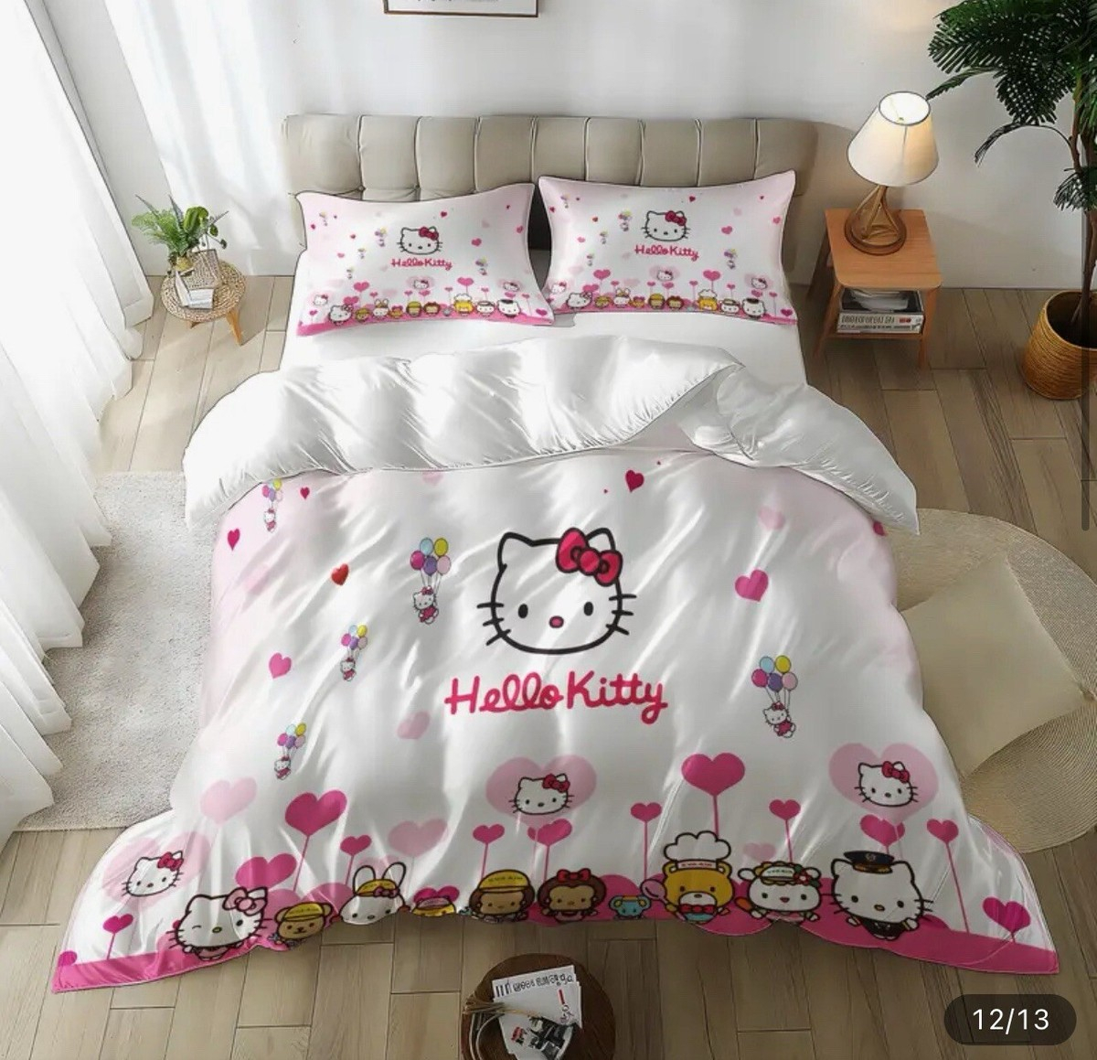 Hello Kitty Sheets Twin Hello Kitty Bedding Set Duvet Cover With intended for Hello Kitty Twin Bed Sheet Set