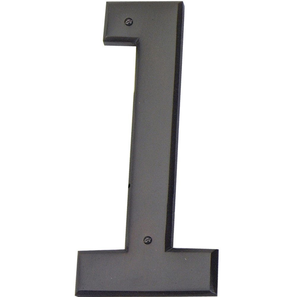 House Numbers Mission Collection - # 1 House Number In Oil Rubbed ... within Oil Rubbed Bronze House Numbers