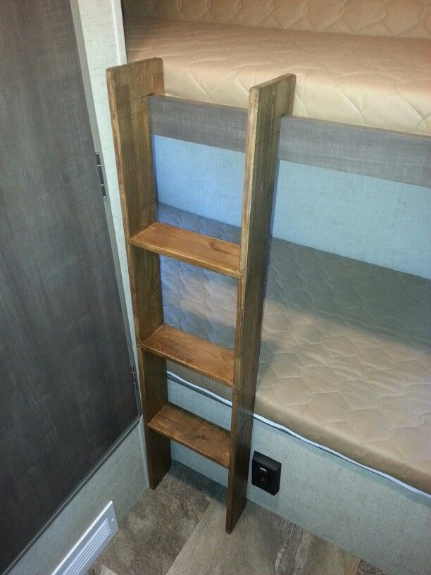 How To Build A Bunk Ladder At Laura Hefley Blog with Wood Ladder For Bunk Bed