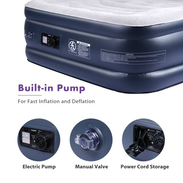 How To Inflate Air Mattress With Built-In Pump Without Electricity ... intended for Air Pump Adapter For Air Mattress