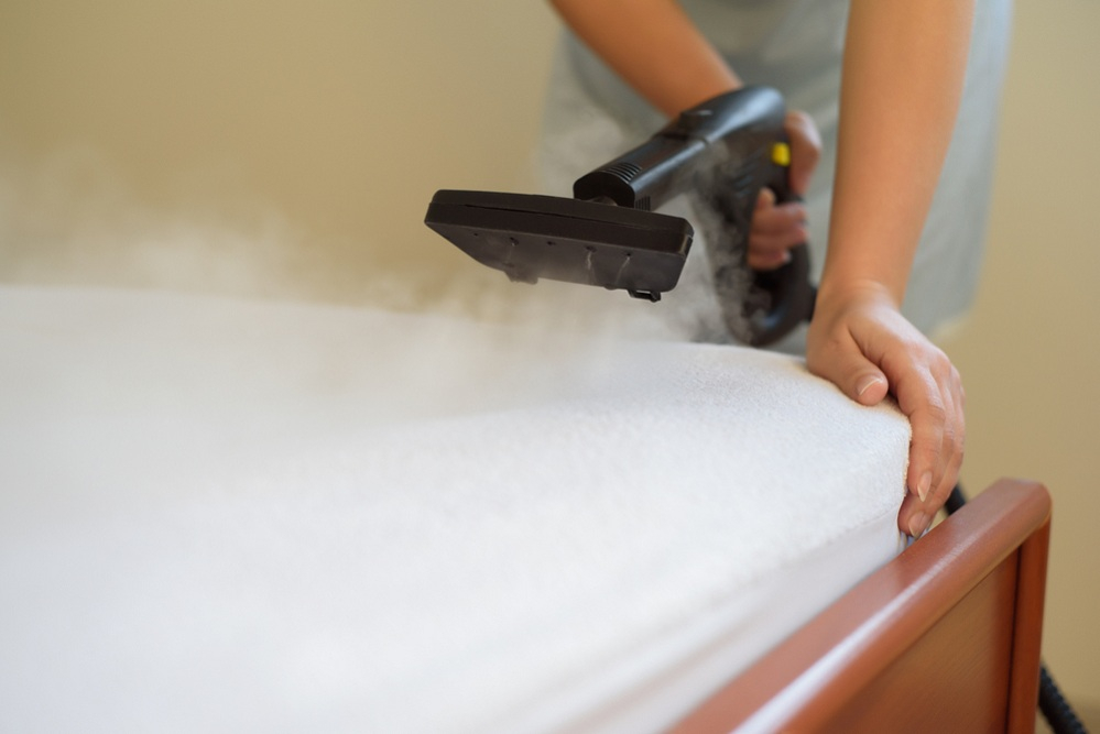 How To Steam Clean A Mattress (Step-By-Step Instructions) - Sleep Delivered for Can You Steam Clean A Memory Foam Mattress