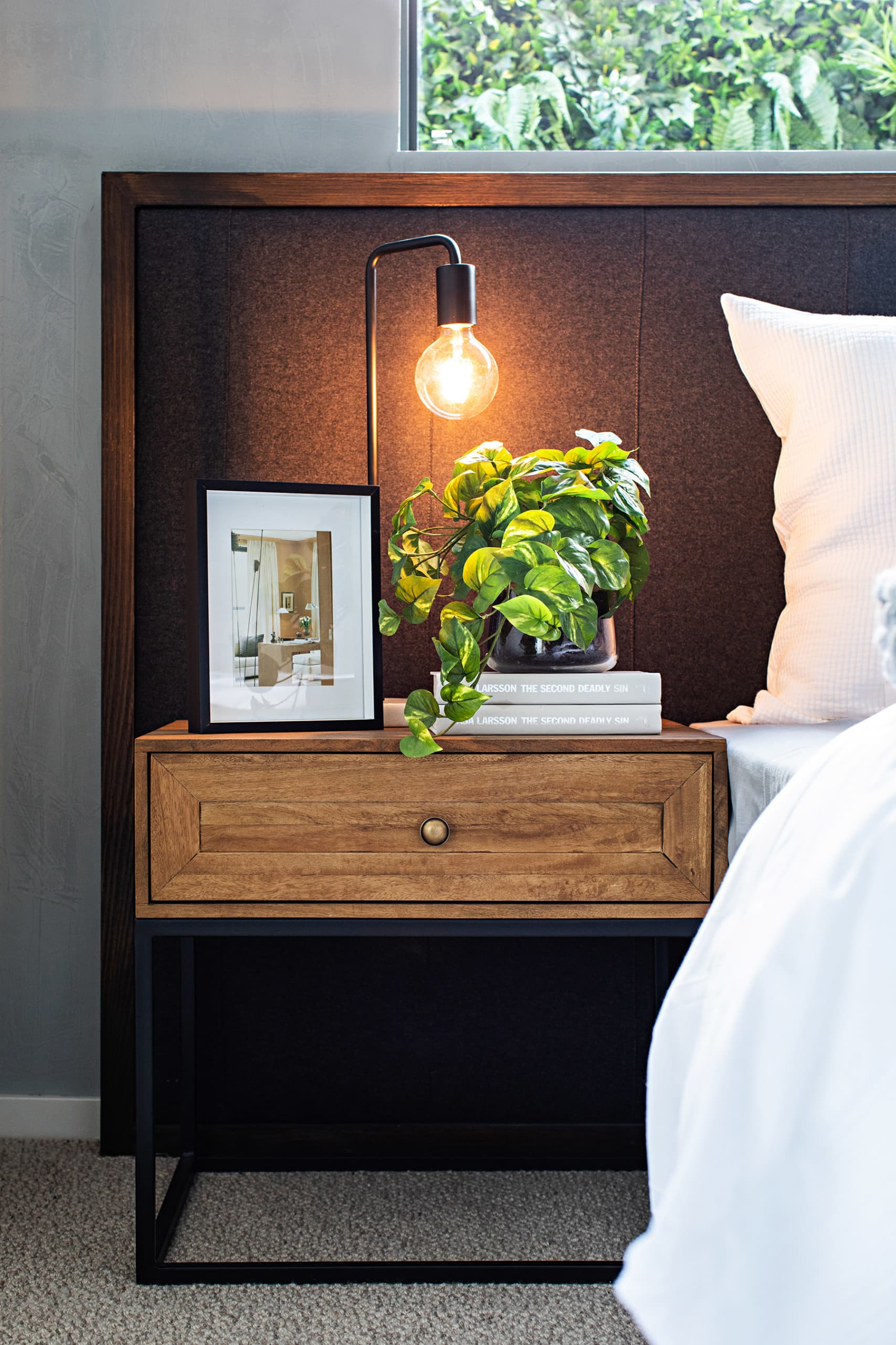 How To Style Bedside Tables: 7 Professional Tips - Tlc Interiors with How To Decorate A Bedside Table