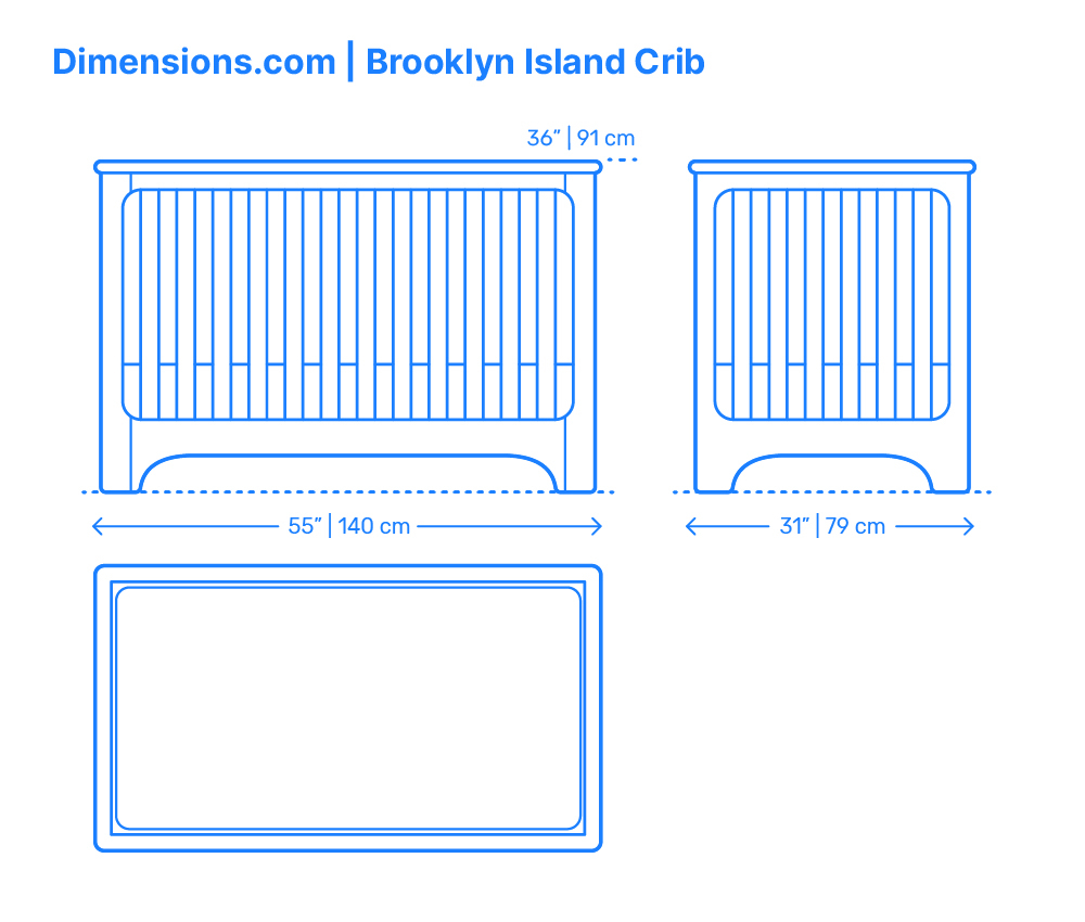 Ikea Stuva Crib Dimensions & Drawings | Dimensions.com for Standard Size Crib Mattress Dimensions
