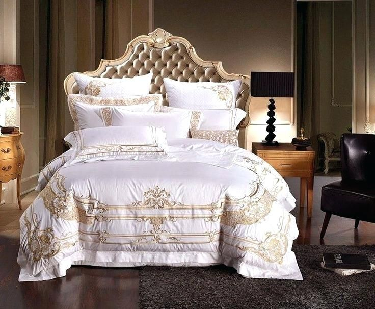 Image Result For Sweet White And Gold Bedding Sets With Collection Of ... in Making white and gold bed sets work in modern bedroom design