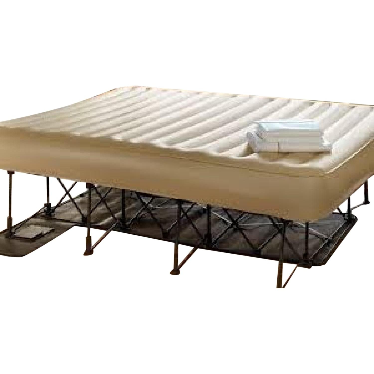Inflatable Queen Bed With Frame At Donita Humphrey Blog for Inflatable Bed On A Frame