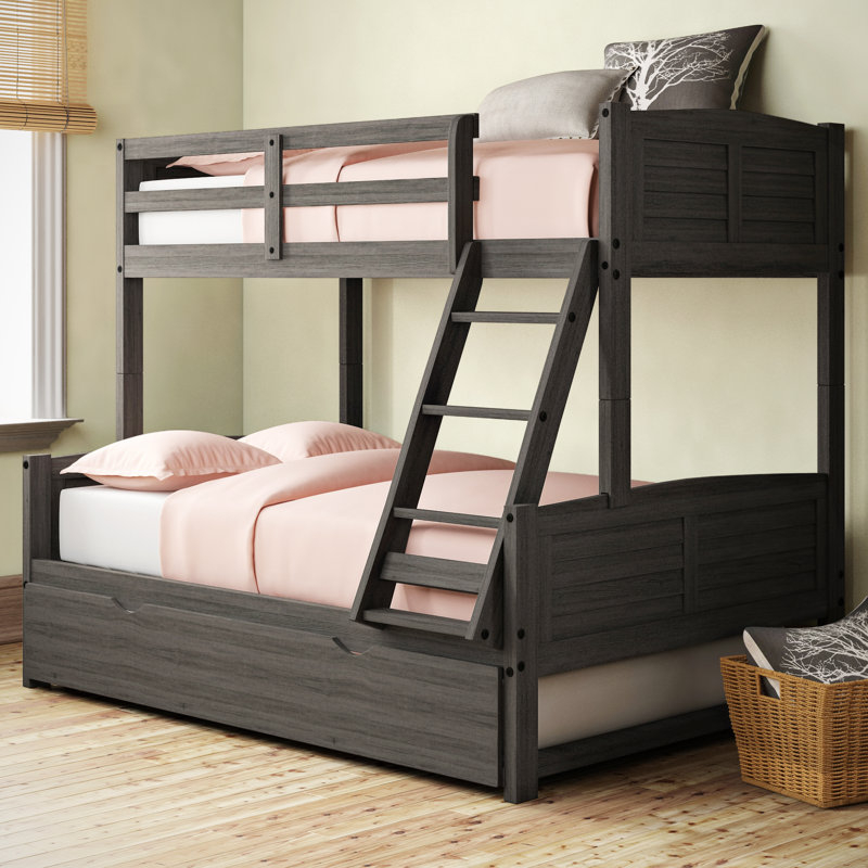 Isabelle & Maxâ„¢ Adysen Twin Over Full Solid Wood Bunk Bed With Twin ... with Making the Most of Your Twin Over Full Trundle Bed Configuration