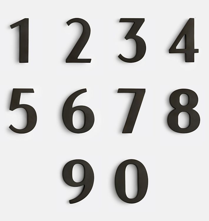 Jerico Oil Rubbed Bronze House Numbers Rejuvenation – Artofit regarding Oil Rubbed Bronze House Numbers