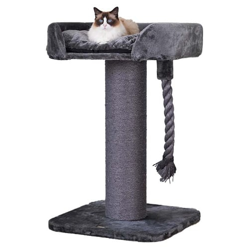 Kazoo 100Cm Cat Scratching Post With Bed | Temple & Webster intended for Cat Scratch Post And Bed