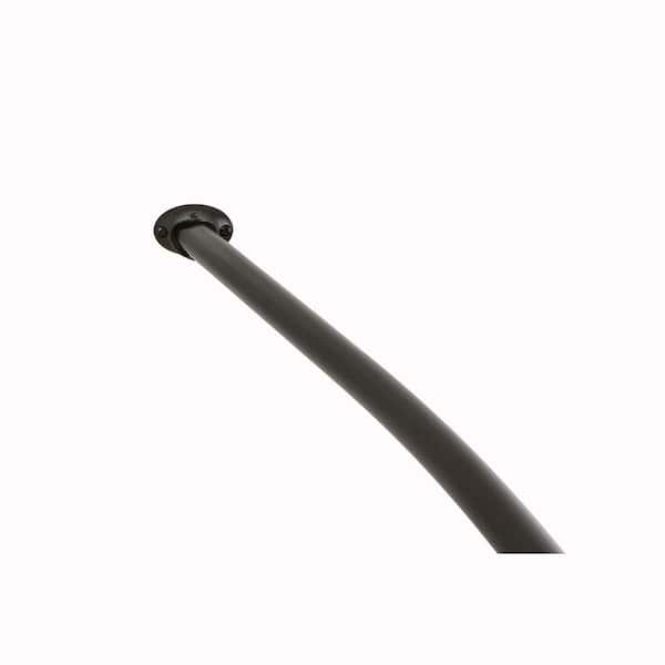 Kingston Brass Vintage 64-1/2 In. Adjustable Curved Shower Rod In Oil ... regarding The ultimate guide to installing oil rubbed bronze shower rods properly