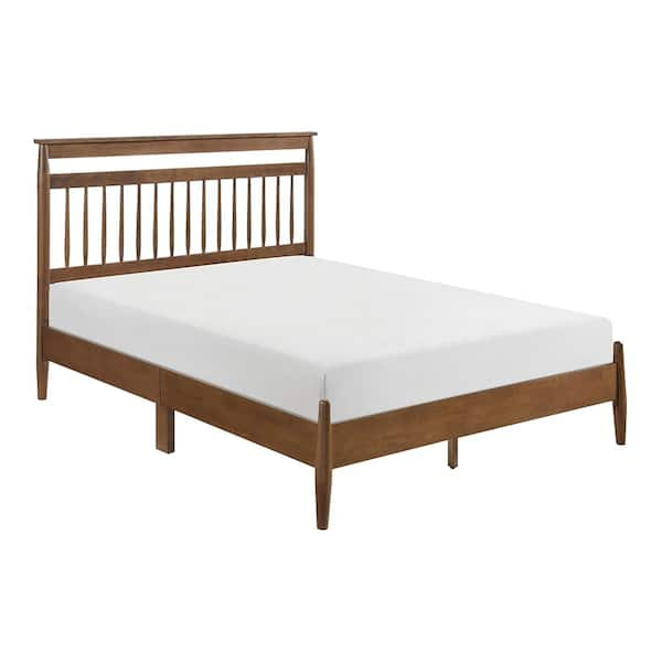 Lazzara Caruth Brown Wood Frame California King Platform Bed 1599K-1Ck ... with regard to Wood Bed Frame Cal King
