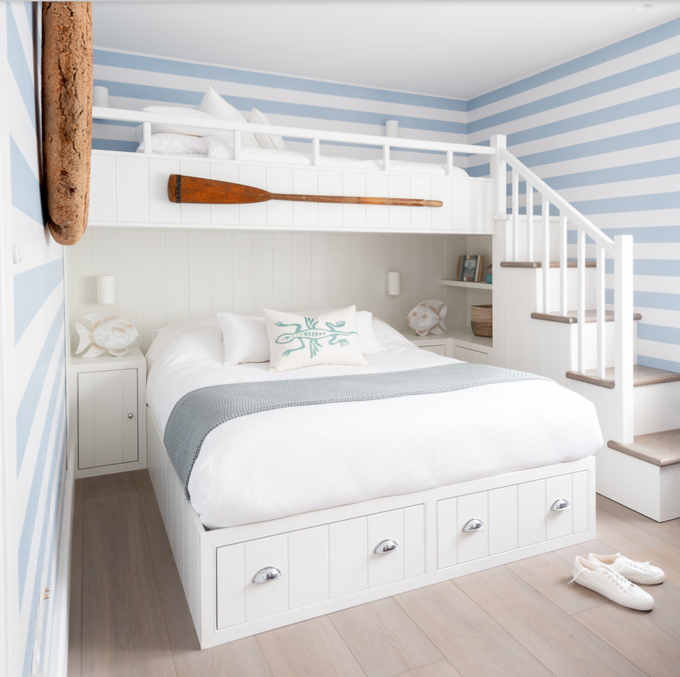 Loft Bedroom Low Ceiling Ideas | Shelly Lighting for Designing Functional Small Room Layouts Using Loft Bed Innovations