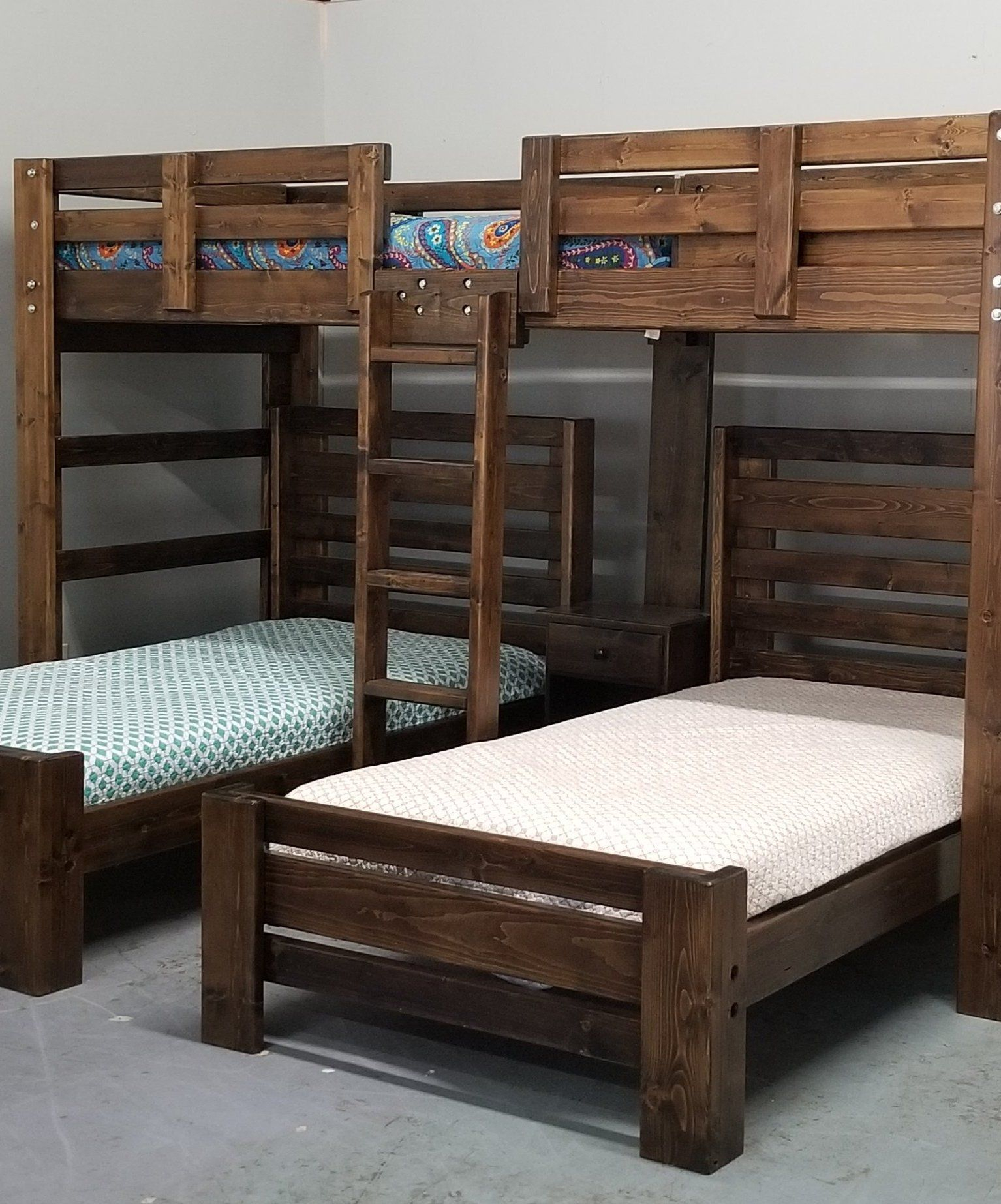 Luna Custom Triple Bunk Bed | Bunk Bed Sets, Diy Bunk Bed, Bunk Bed Designs throughout How to Choose the Perfect 3 Bed Bunk Bed Set for Your Family