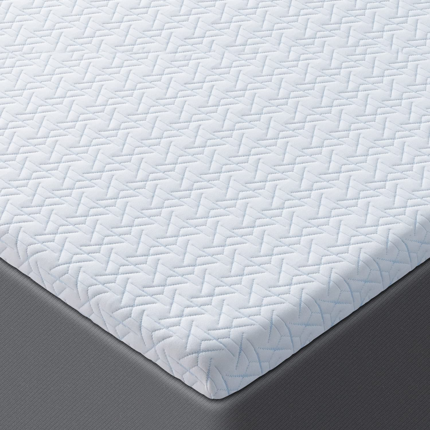 Maxzzz 2 Inch Mattress Topper Full - Cool Gel Memory Foam Mattress ... pertaining to How a 2 Inch Mattress Topper Can Transform Your Sleeping Experience