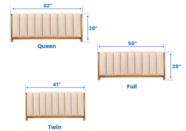 Measurements Of Queen Size Headboard At Carolann Ness Blog with regard to How Tall Should Headboard Be