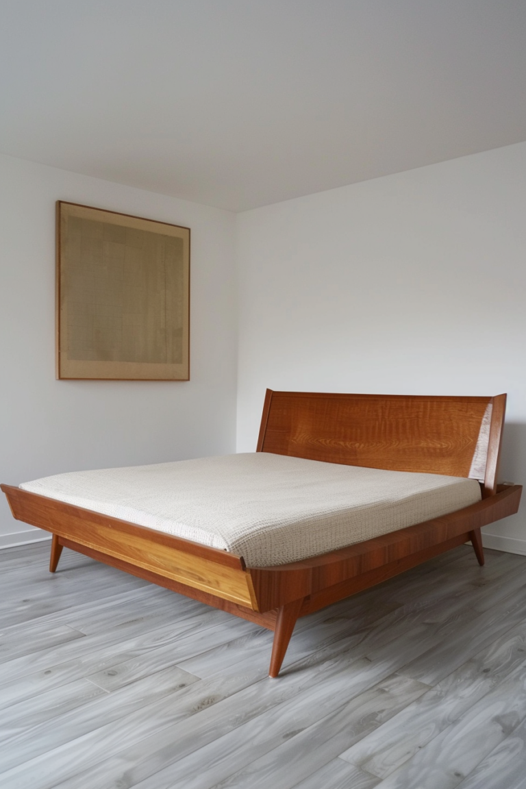 Mid-Century Modern Bed Frame Ideas - Quiet Minimal throughout Understanding the timeless appeal of mid century modern bed frame king