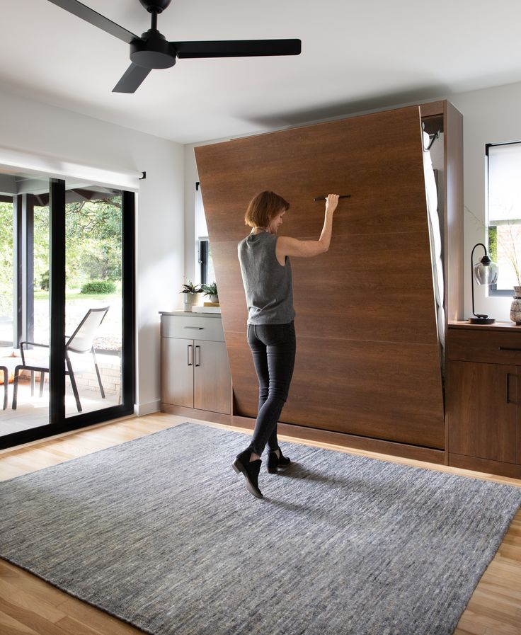 Mid Century Modern Panel Bed | Modern Murphy Beds, Panel Bed, Modern ... with regard to Murphy Bed Mid Century Modern
