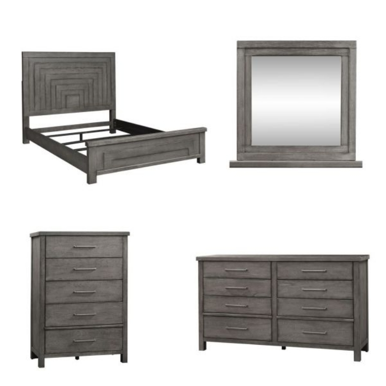 Modern Farmhouse King Bedroom Group | Adcock Furniture & Design within Modern Farmhouse King Bedroom Set