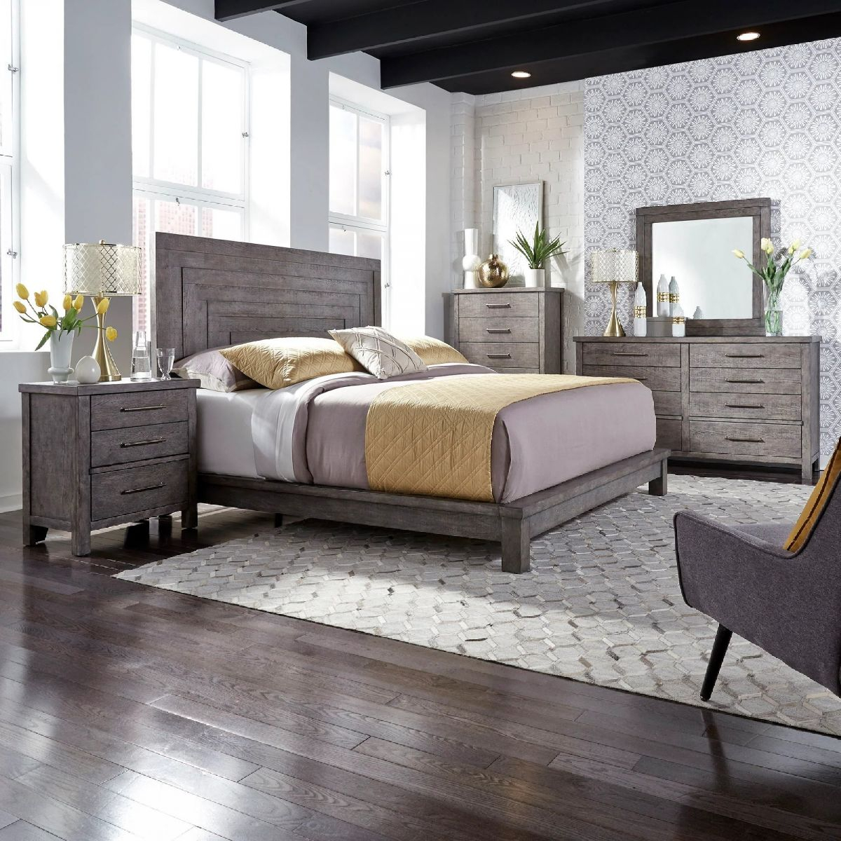 Modern Farmhouse King Size Bed in The Art of Crafting a Cozy Modern Farmhouse King Bedroom Set