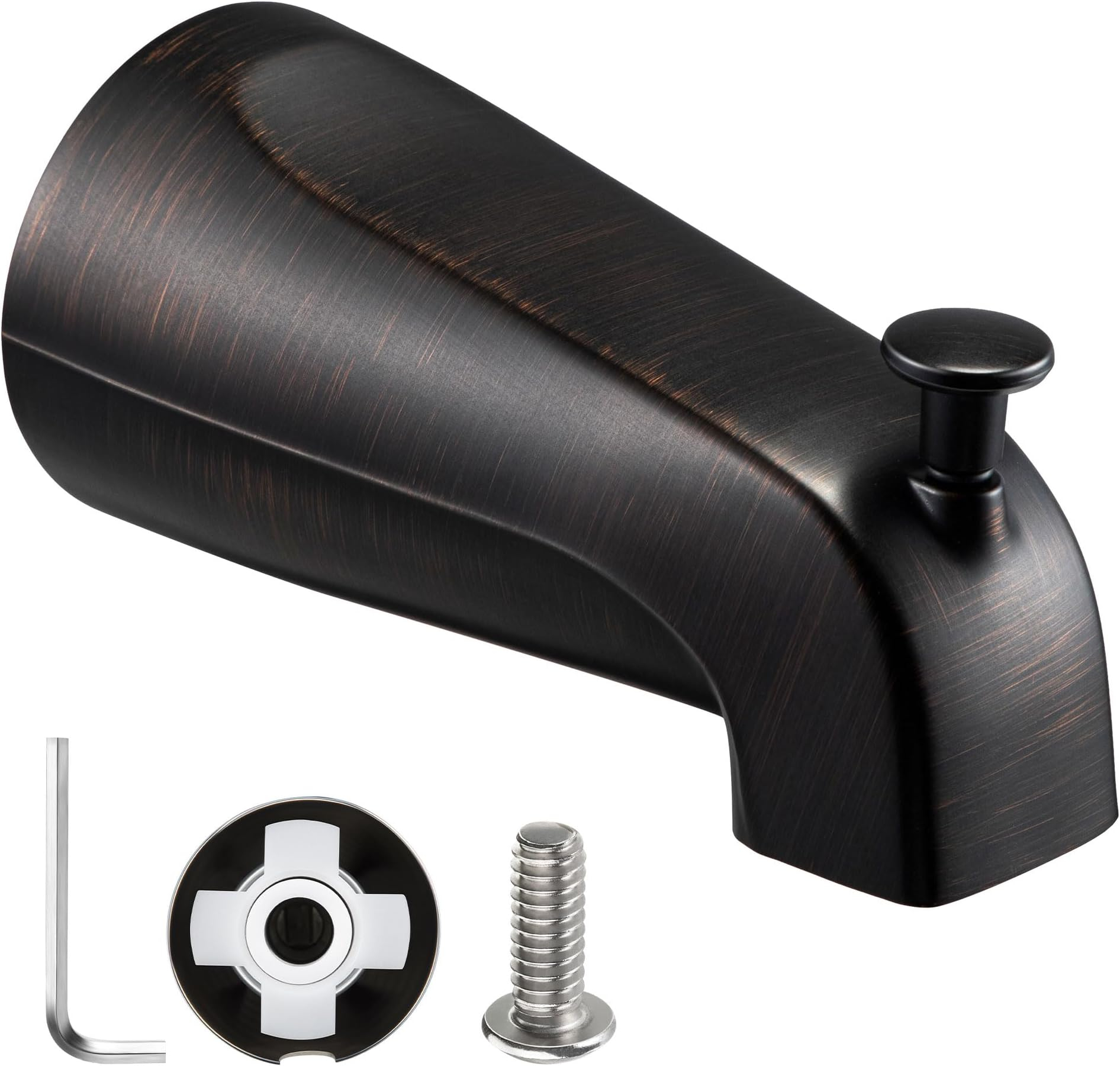 Moen Oil Rubbed Bronze Replacement 7-Inch Tub Diverter Spout With Lift ... with Popular oil rubbed bronze tub spout styles and what they say about your taste