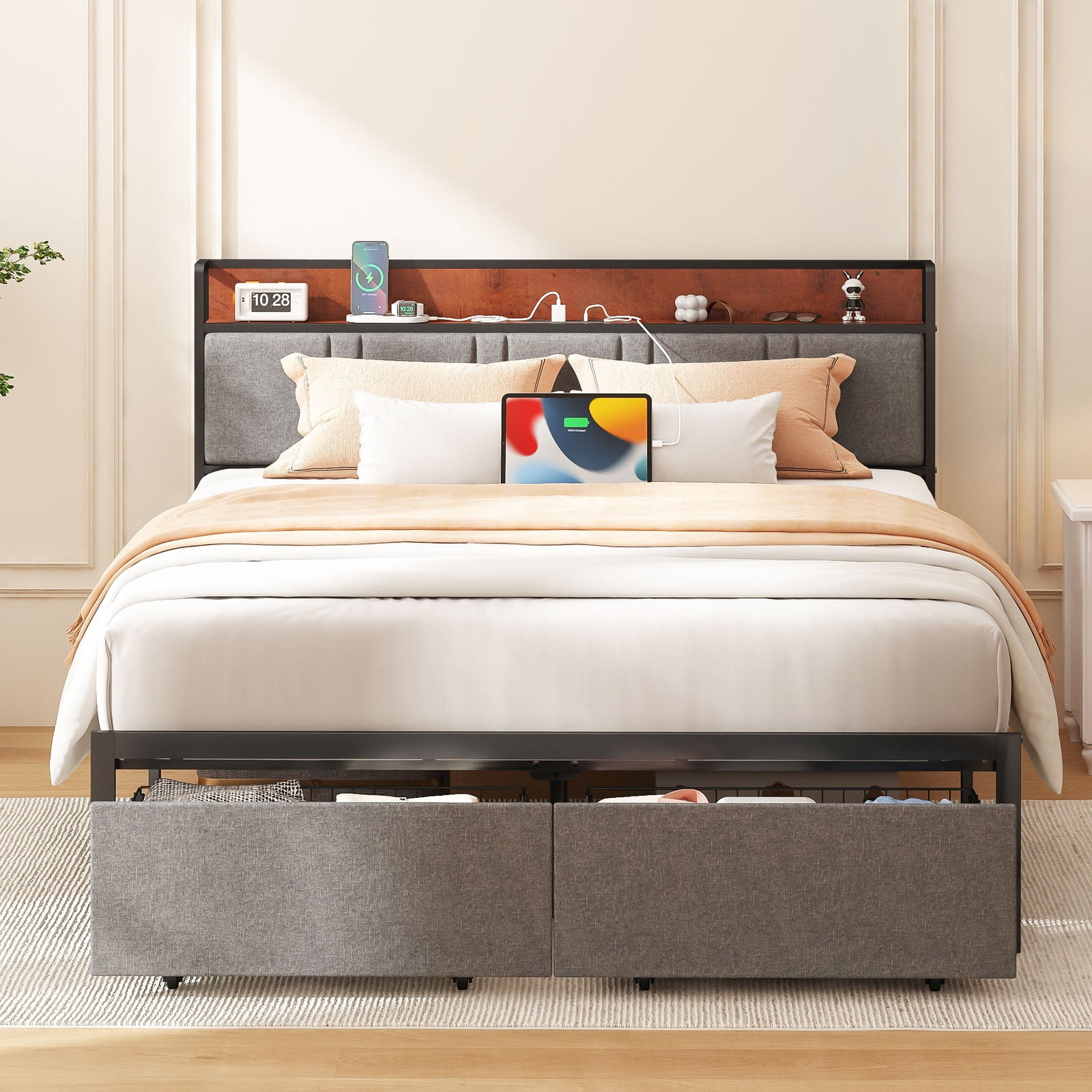 How to Choose the Right Queen Storage Bed Frame with Headboard for Your Space