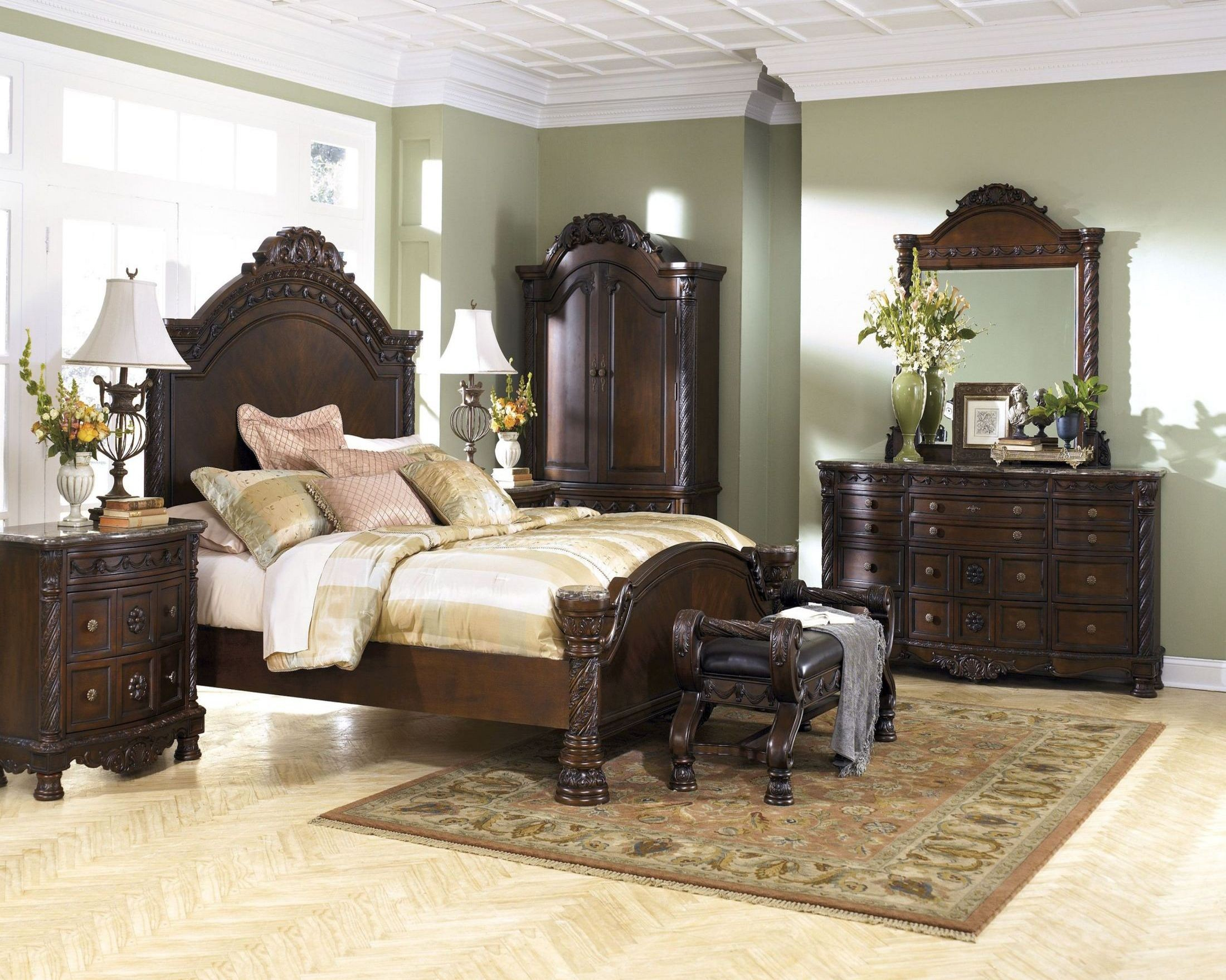 North Shore Panel Bedroom Set From Ashley (B553) | Coleman Furniture within North Shore Bedroom Set Ashley