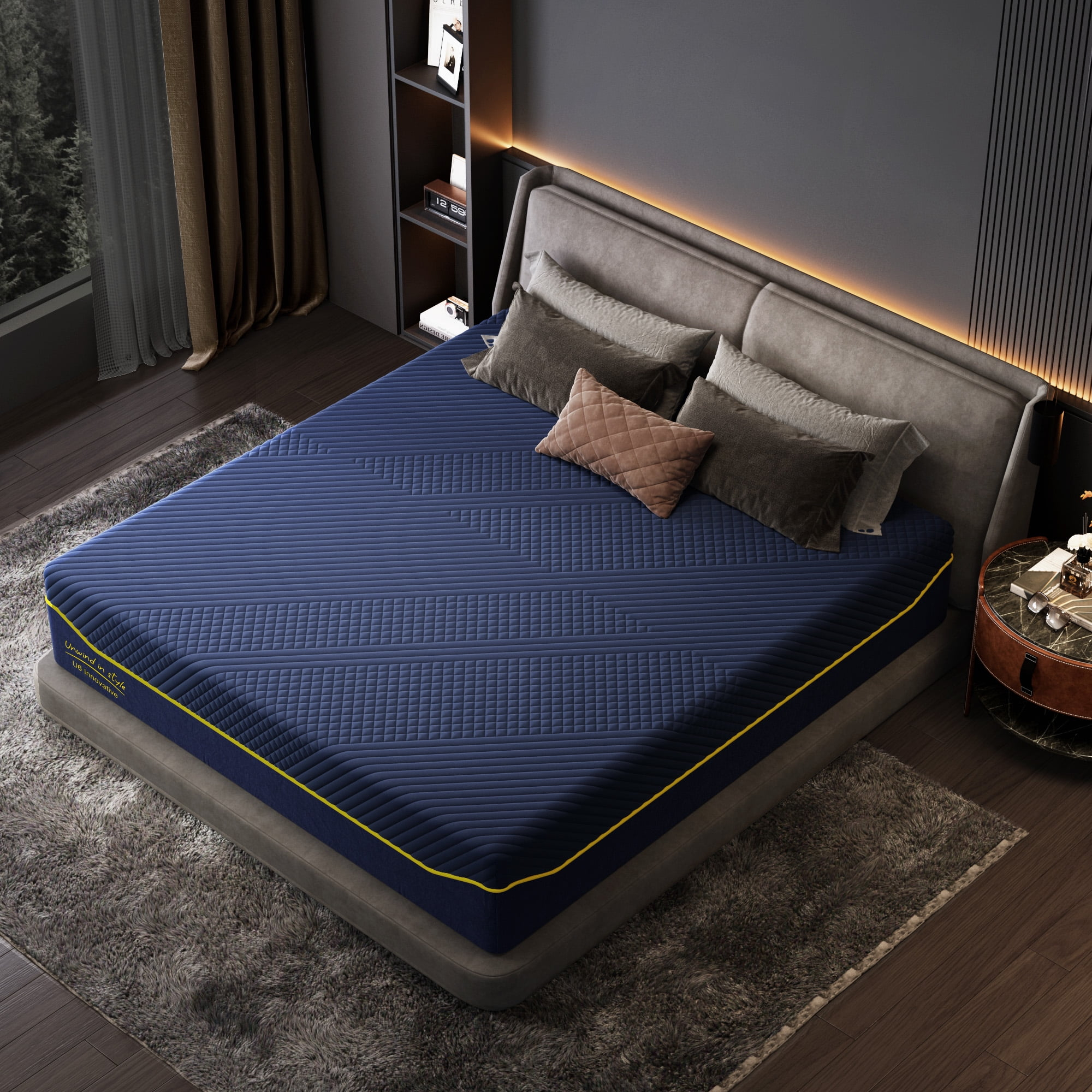 Oidery 12 Inch King Size Mattresses In A Box, Memory Foam Hybrid ... pertaining to 12 Inch King Size Memory Foam Mattress