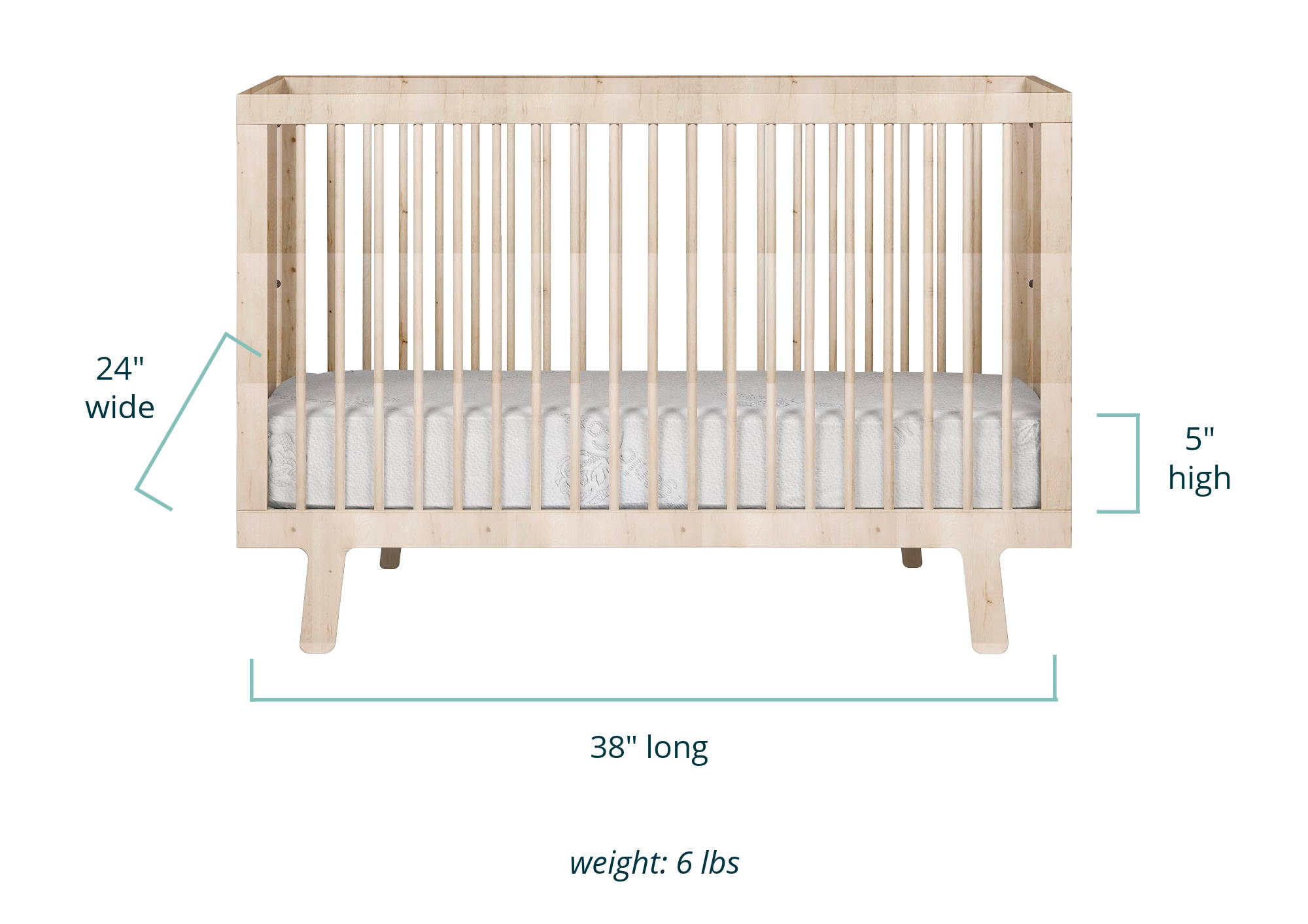 Organic Ergobean Luxe Mini5 Dual Stage Breathable Mini Crib Mattress intended for Understanding the essential dimensions of mini crib mattresses for safe sleep