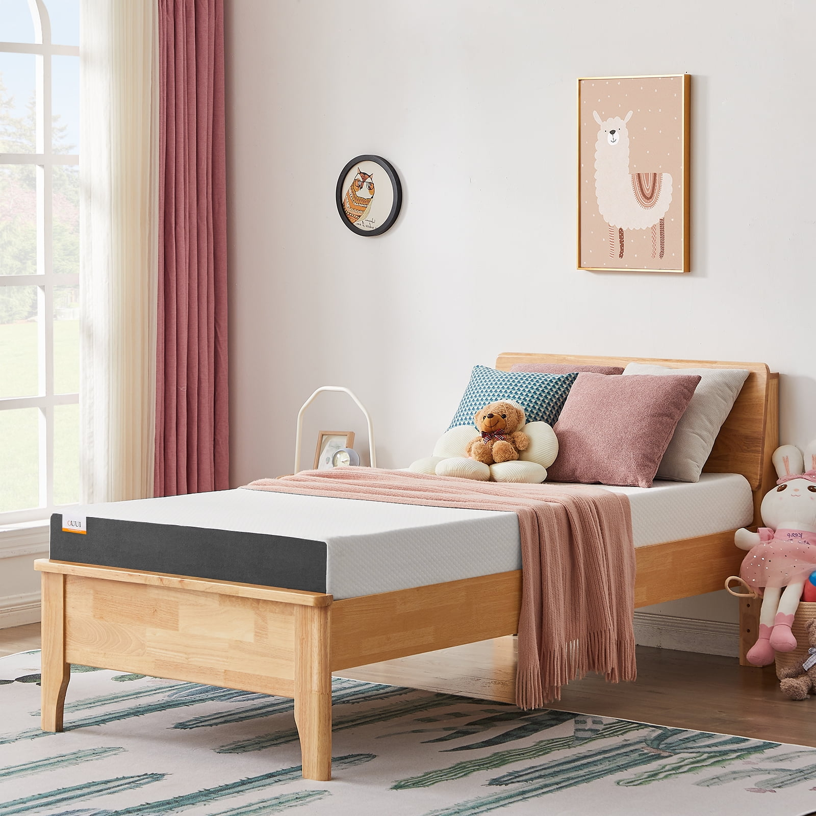 Ouui 8 Inch Gel Memory Foam Twin Mattress, Medium Firm, Ventilated ... regarding Maximizing longevity of 8 memory foam twin mattress through proper care