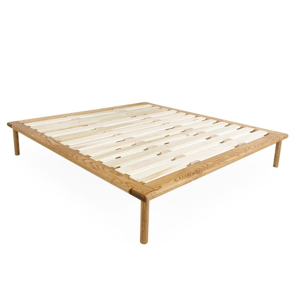 Platform Bed No.4 King Size In White Oak For Sale At 1Stdibs inside White Oak King Size Bed