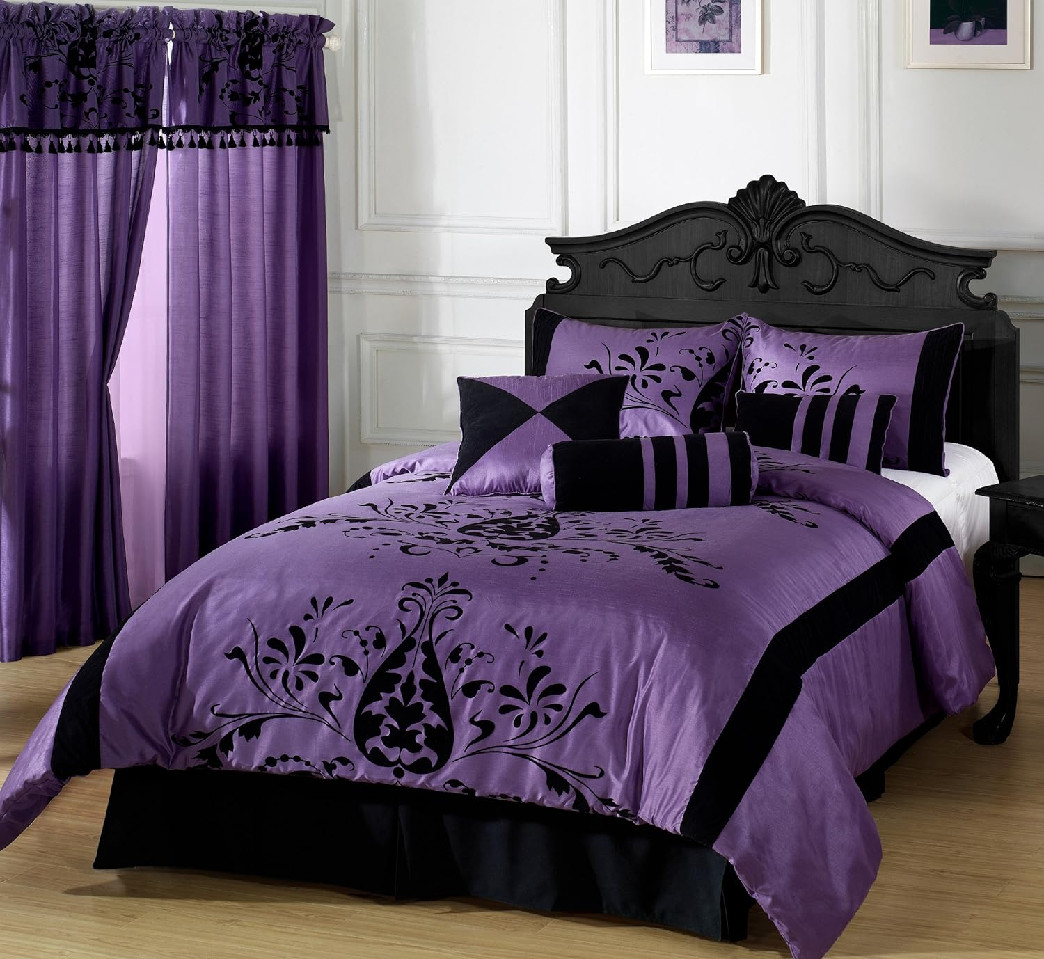 Purple Bedspreads And Comforters with Creating a Stunning Black and Purple Bed Set That Transforms Your Bedroom