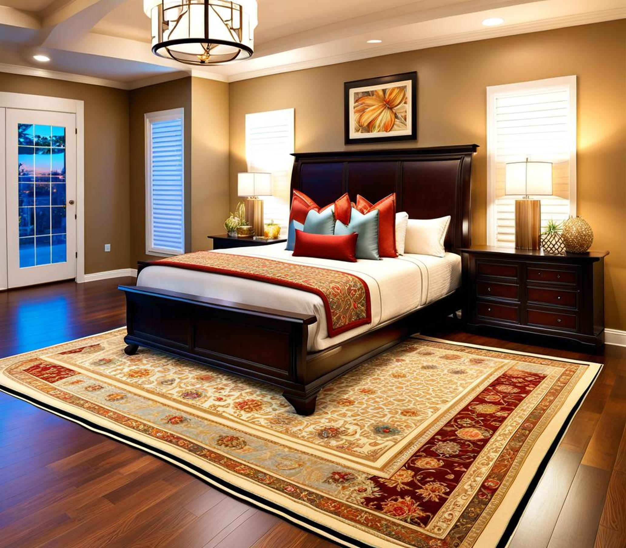 Queen Size Bed Rug At Louise Chao Blog intended for Bedroom Rug Size For Queen Bed