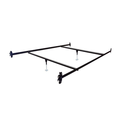 Queen Size Hook On Bed Frame Rails With 2 Cross Beams With Leg Glides ... regarding Troubleshooting Common Issues with Queen Bed Hooks