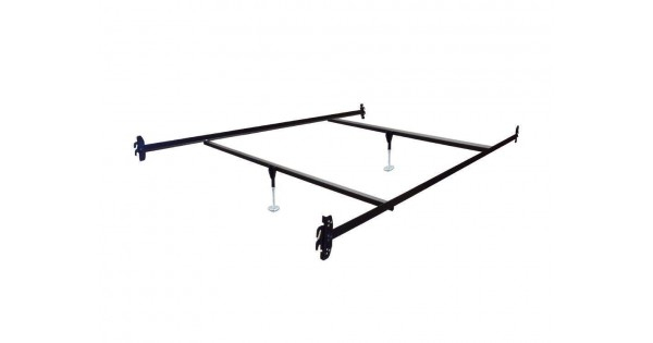 Queen Size Hook On Bed Frame Rails With 2 Cross Beams With Leg Glides ... within Troubleshooting Common Issues with Queen Bed Hooks