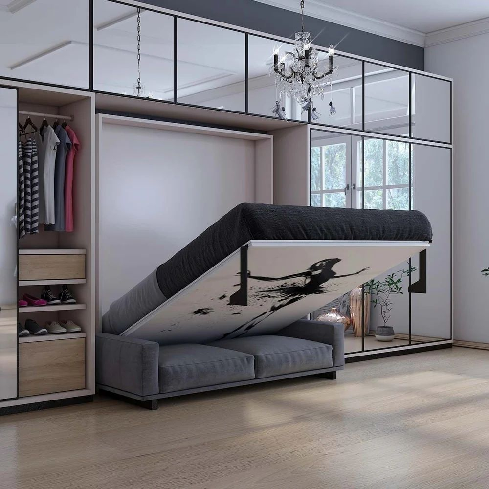 Queen Wall Mounted Bed / Murphy Bed Latest Price, Manufacturers & Suppliers for Expert guide to wall bed pricing for small space living