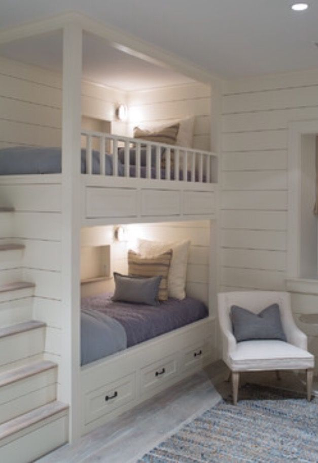 Reading Nook | Bunk Beds Built In, Built In Bunks, Bunk Bed Designs within Smart Storage Solutions for Bunk Bed Reading Areas