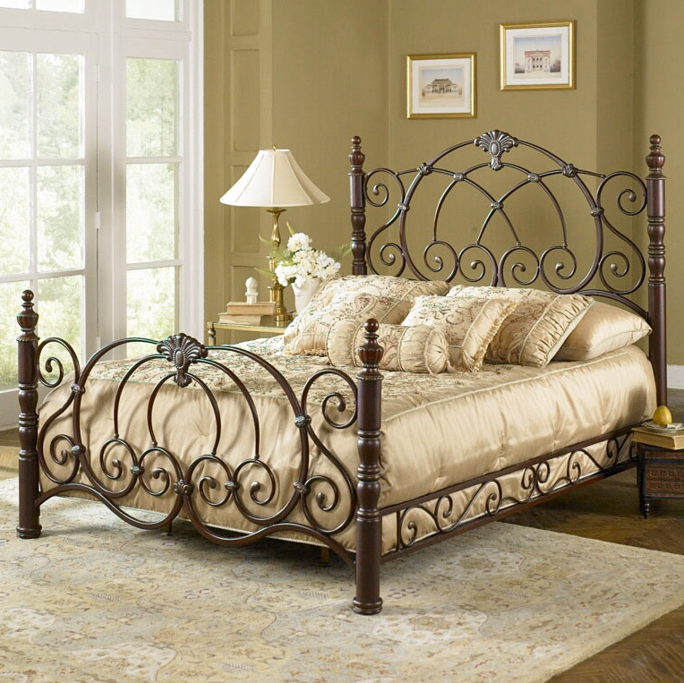 Romance The Bedroom With A Decorative Wrought Iron Bed | Artisan ... with regard to Exploring the history and craftsmanship behind wrought iron bedding