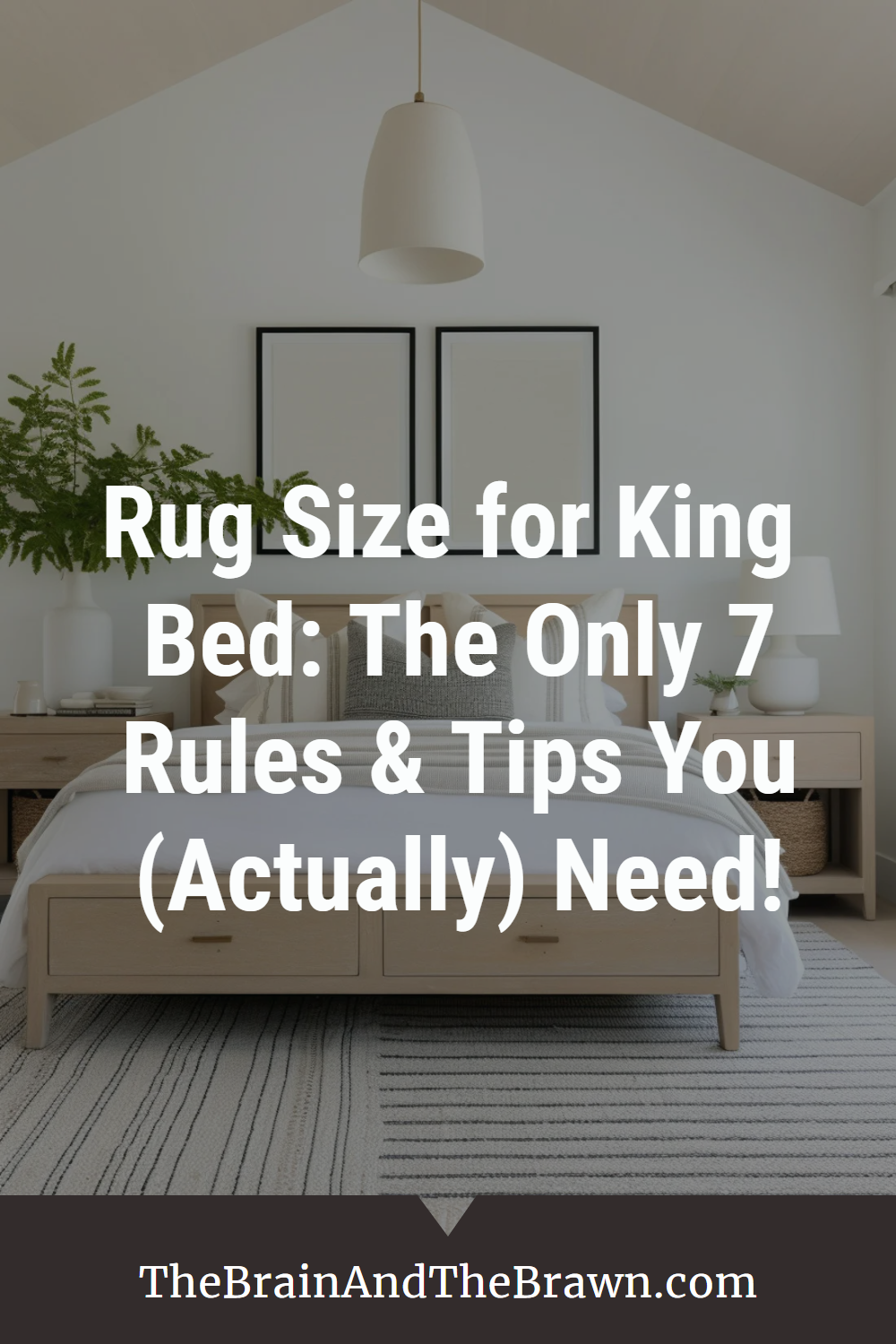 Rug Size For King Bed The Only 7 Rules Tips You Actually Need – Artofit inside How to Choose the Right King Size Rug for Under-Bed Placement