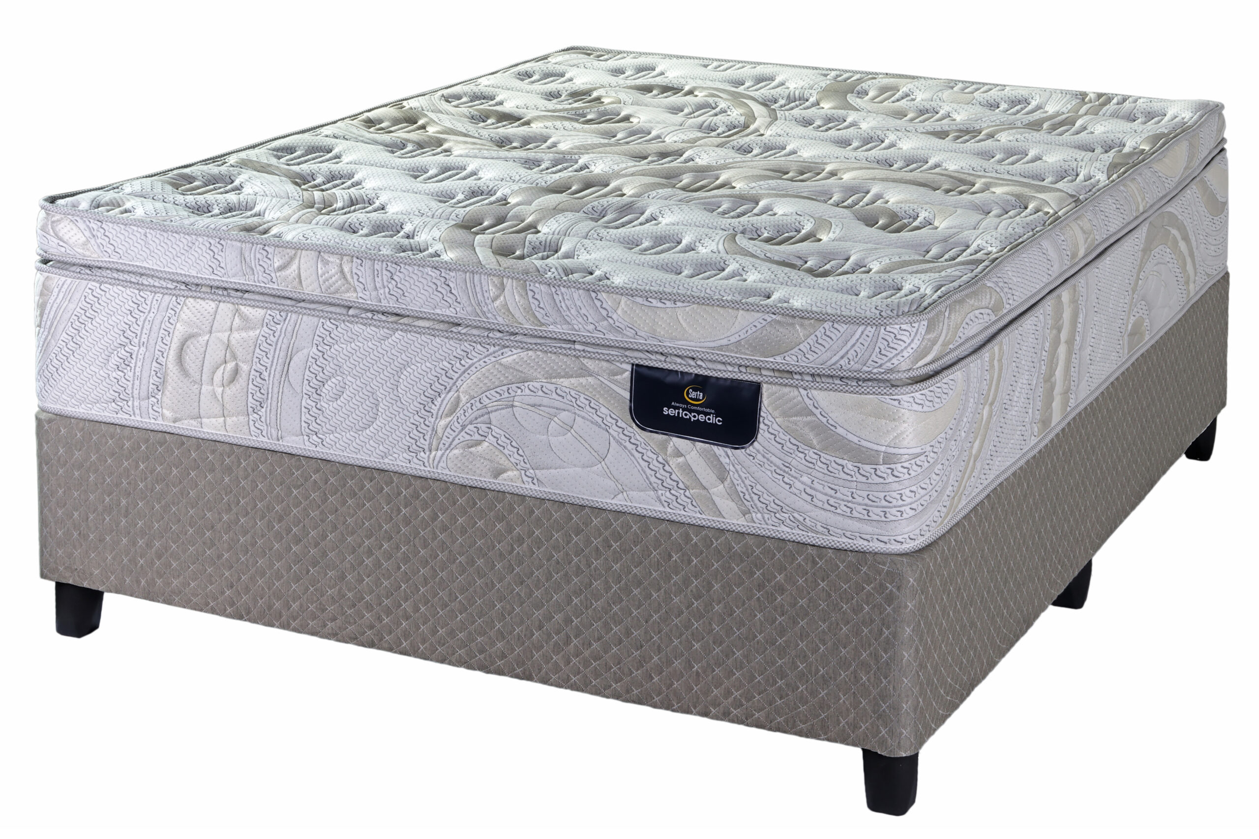 Sertapedic Arizona Euro Top Bed Set Queen - Home & Sleep Solutions within What Is A Euro Top Bed