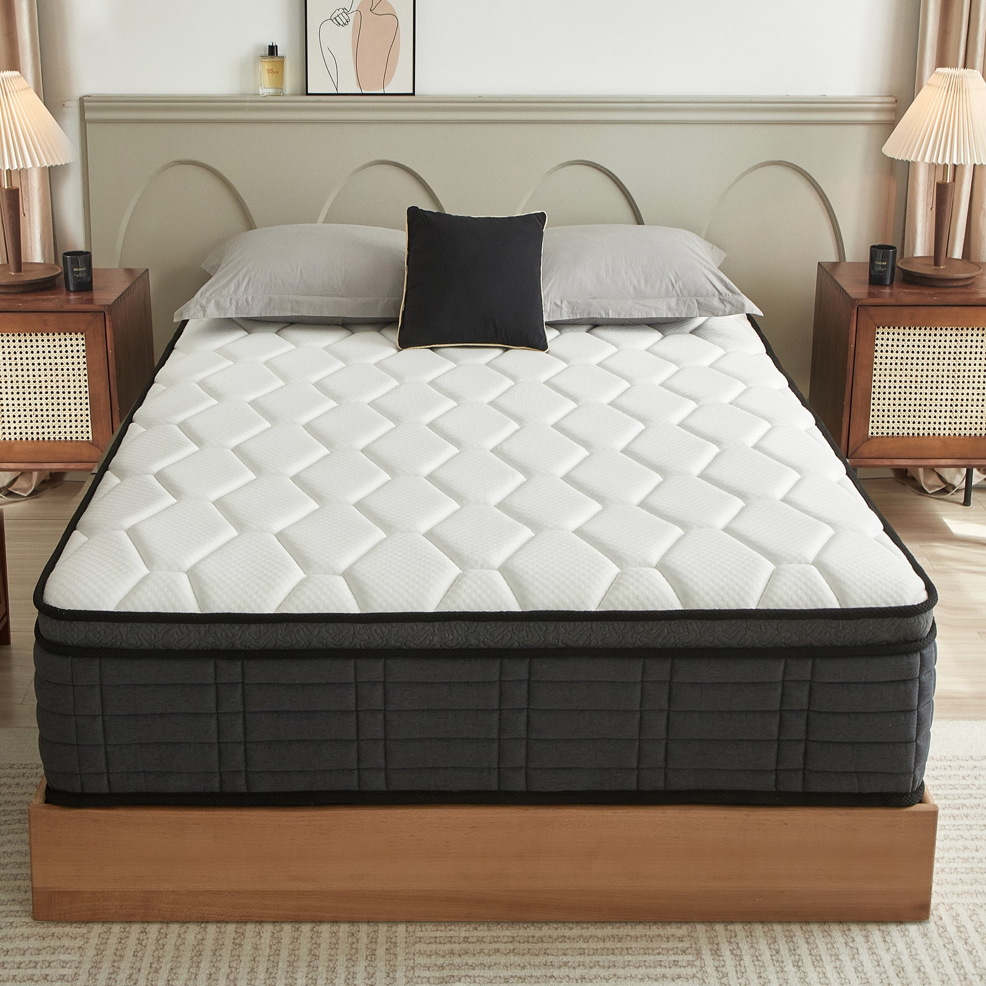Soges Full Size 12 Inch Hybrid Mattress Memory Foam Mattress, Medium ... inside King Size 12 Inch Memory Foam Mattress