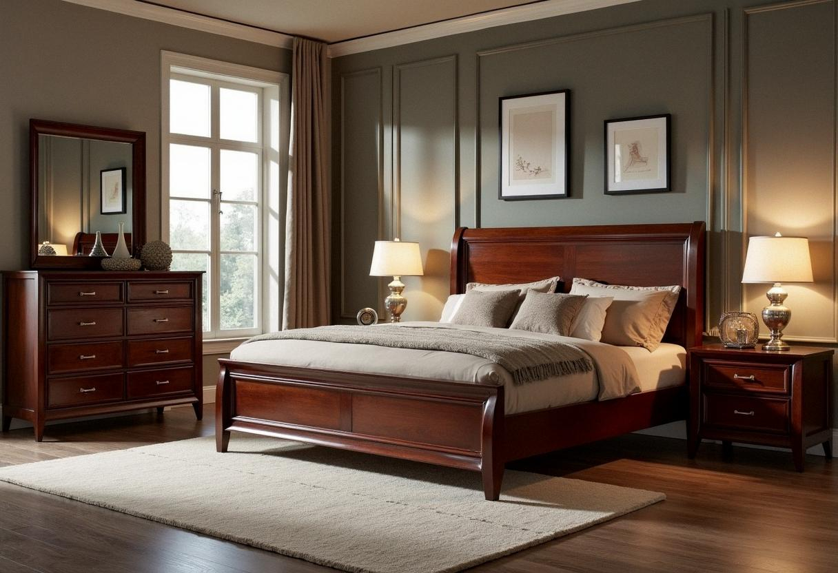 Stylish Bedroom Décor With Dark Furniture - Cozy Vibes inside Bedroom Decor With Dark Furniture