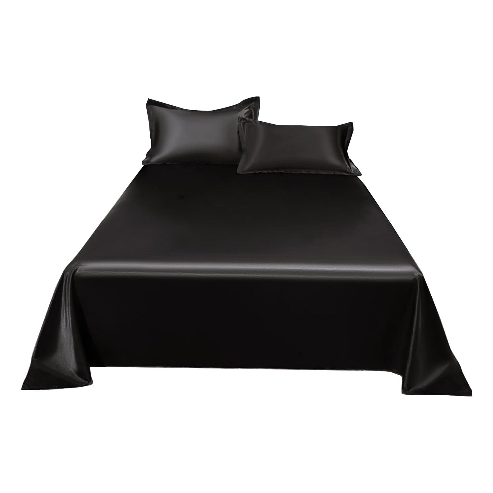 Tainini Clearance Sale !!!Queen Sheets Set - 3Piece Black Silky Satin ... with regard to Why black silk queen bed sets represent the pinnacle of sleep luxury
