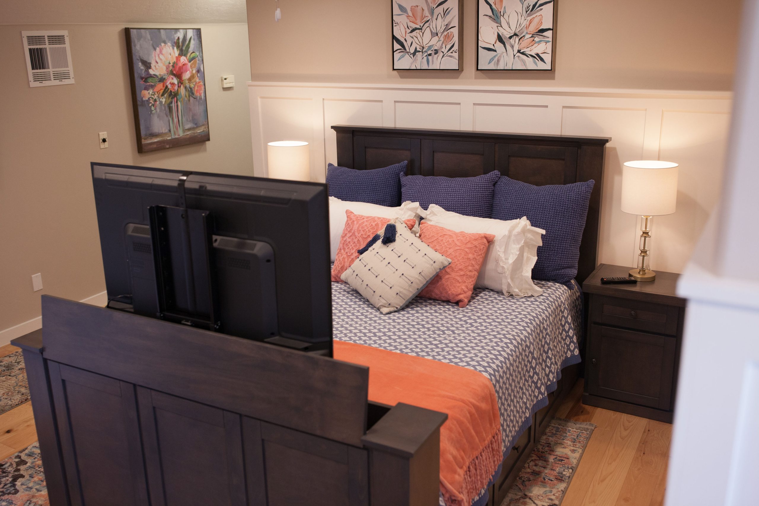 The Hartford Tv Bed - Wildwood Tv Lift Furniture - Modern Tv Bed Design inside The Ultimate Guide to Choosing the Right Bed Frame with TV Lift Functionality