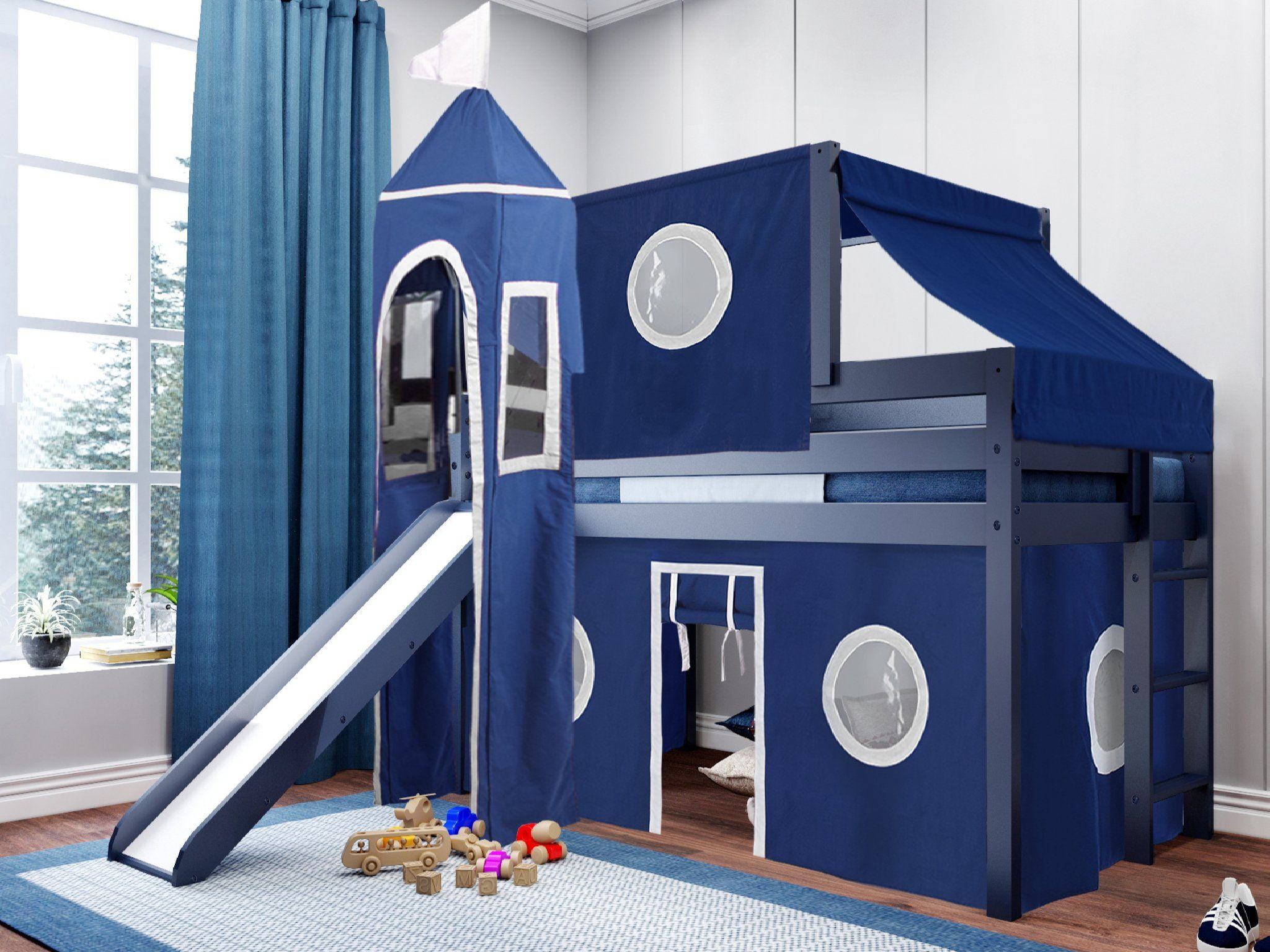 Twin Low Loft Bed With Tent At Dustin Richards Blog throughout Tent For A Loft Bed