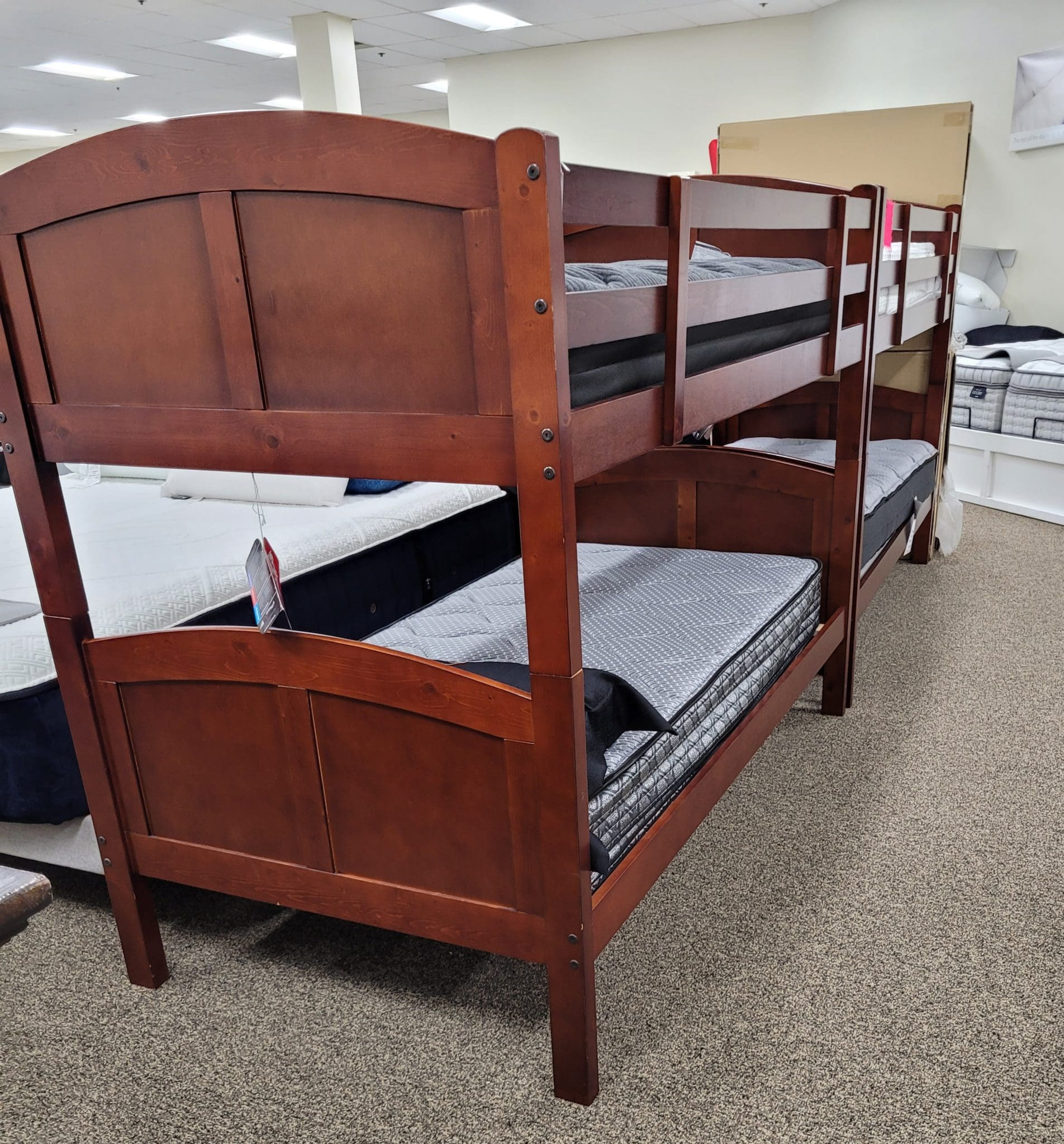 Twin/Twin Bunk Beds $200 Each | The Mattress Superstore pertaining to Sleep Quality Tips for Kids with Twin Mattresses on Bunk Beds