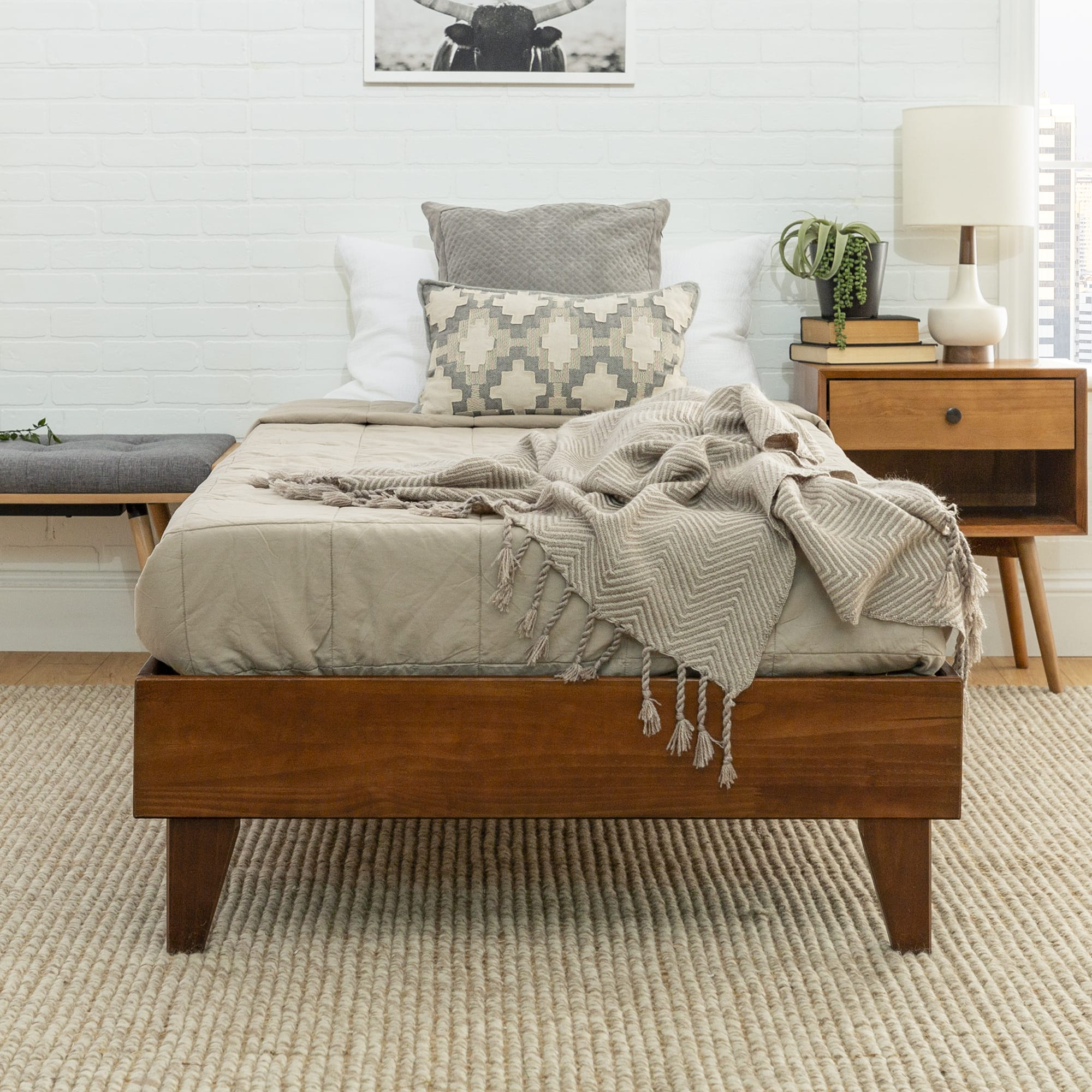 Twin Xl Wood Platform Bed Frame At Lucy Haire Blog within Wood Twin Platform Bed Frame